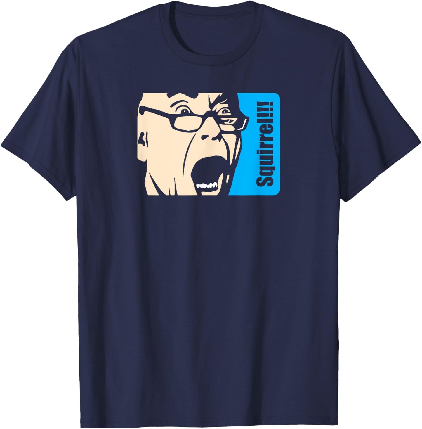 Squirrel!!! - Christmas Vacation T-Shirt - T-Shirt | Navy