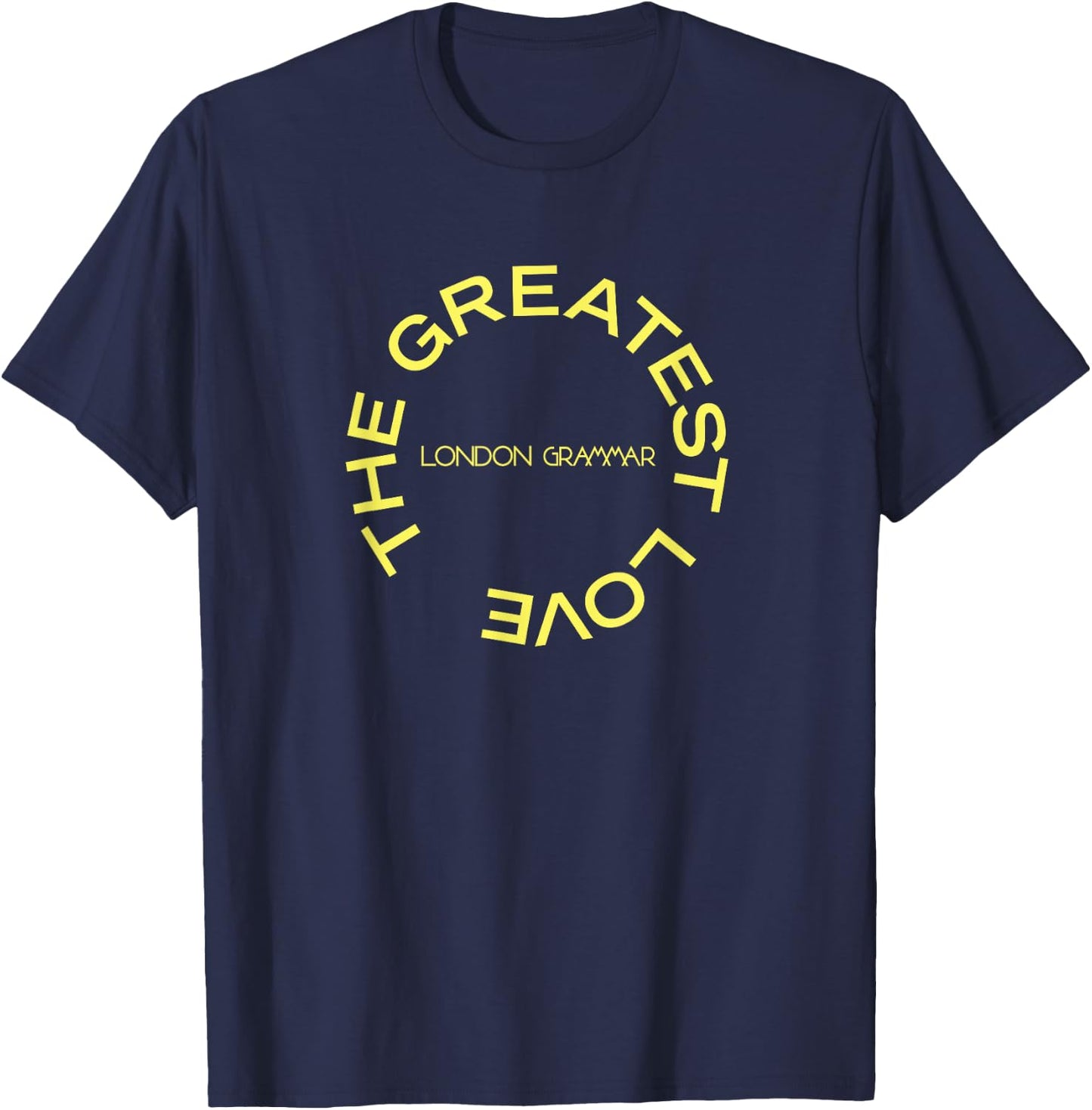 London Grammar TGL Circular Logo, Black, S T-Shirt - T-Shirt | Navy