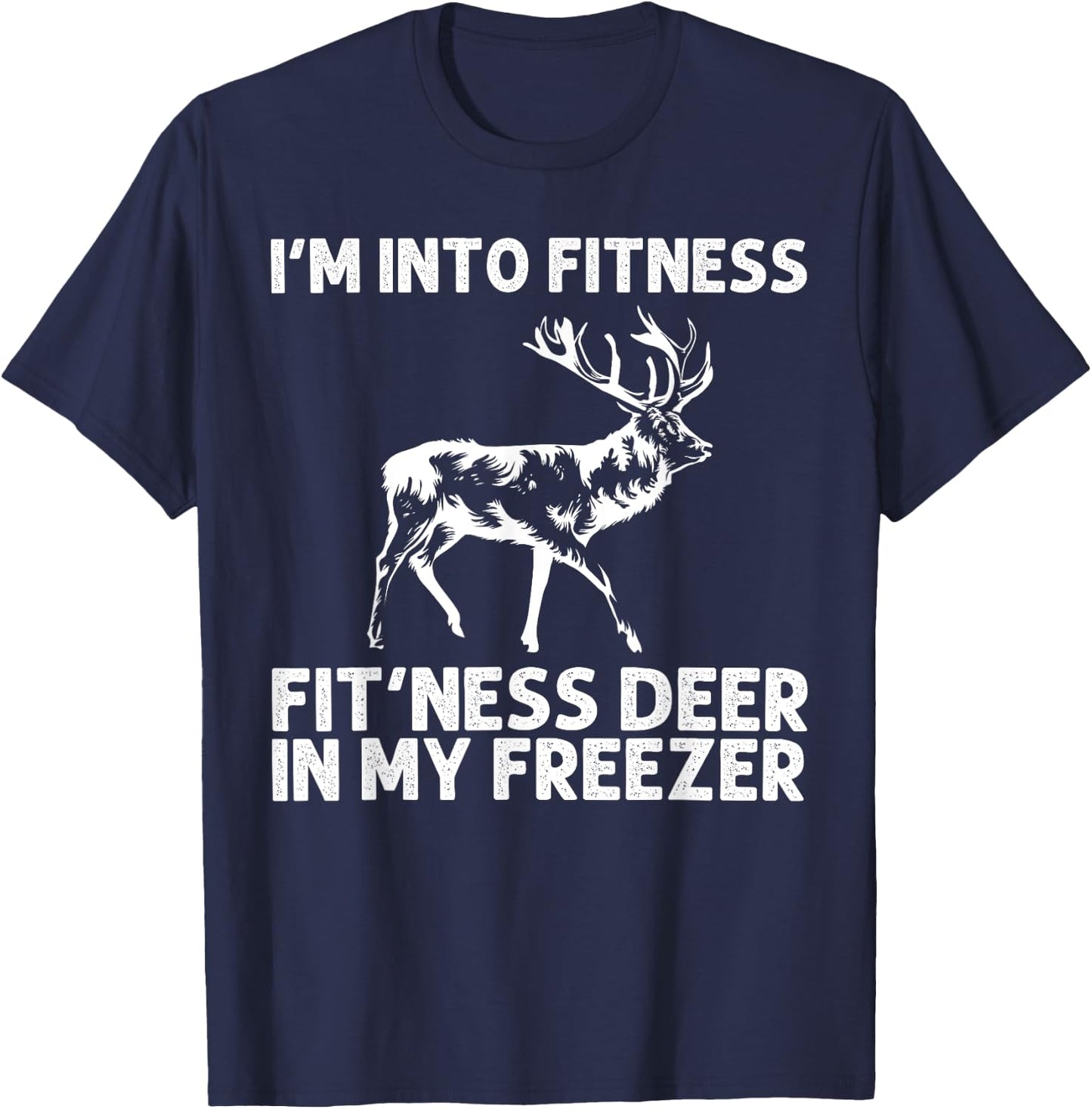 Deer Hunting Art Women Wildlife Hunter Deer Hunting T-Shirt - T-Shirt | Navy