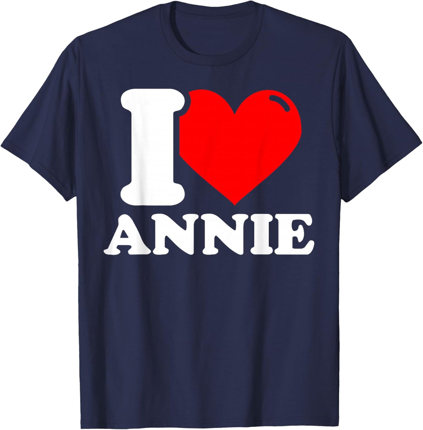 I love Annie T-Shirt - T-Shirt | Navy