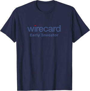 Ligma Sachs Wire Card Early Investor , Men, Financial Interested, Tech Affin, Short Sleeve, , Black, S T-Shirt - T-Shirt | Navy