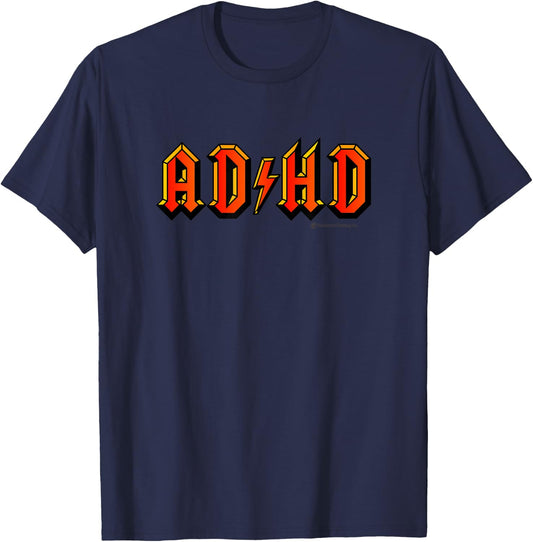 Adhd Ad/hd T-Shirt - T-Shirt | Navy