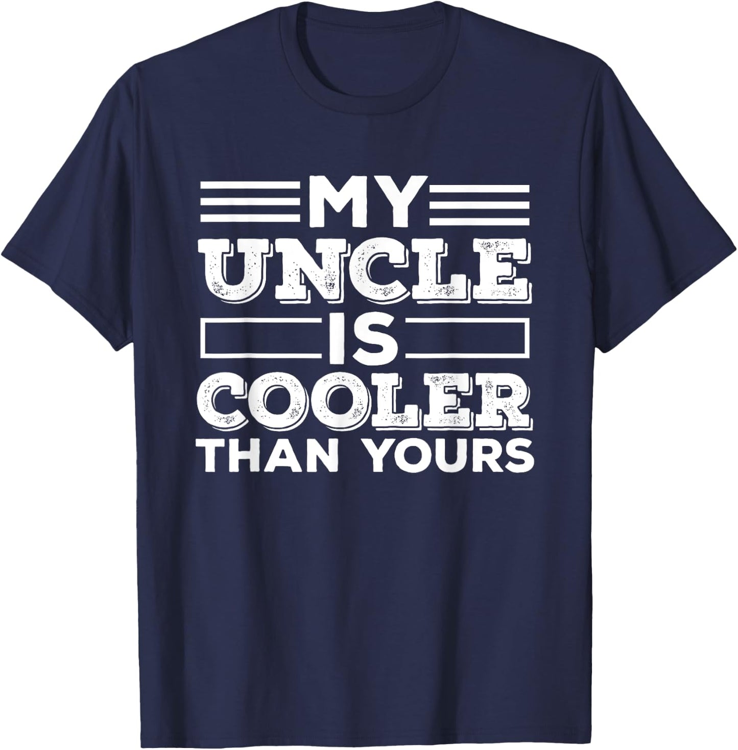My Uncle is cooler than yours Best Uncle Godfather Toddlers T-Shirt - T-Shirt | Navy