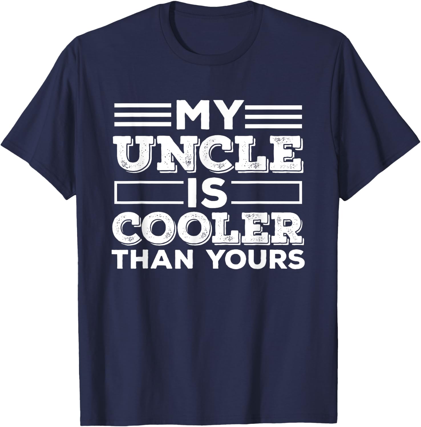 My Uncle is cooler than yours Best Uncle Godfather Toddlers T-Shirt - T-Shirt | Navy