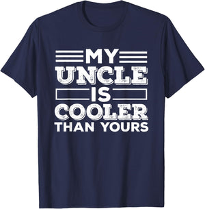 My Uncle is cooler than yours Best Uncle Godfather Toddlers T-Shirt - T-Shirt | Navy