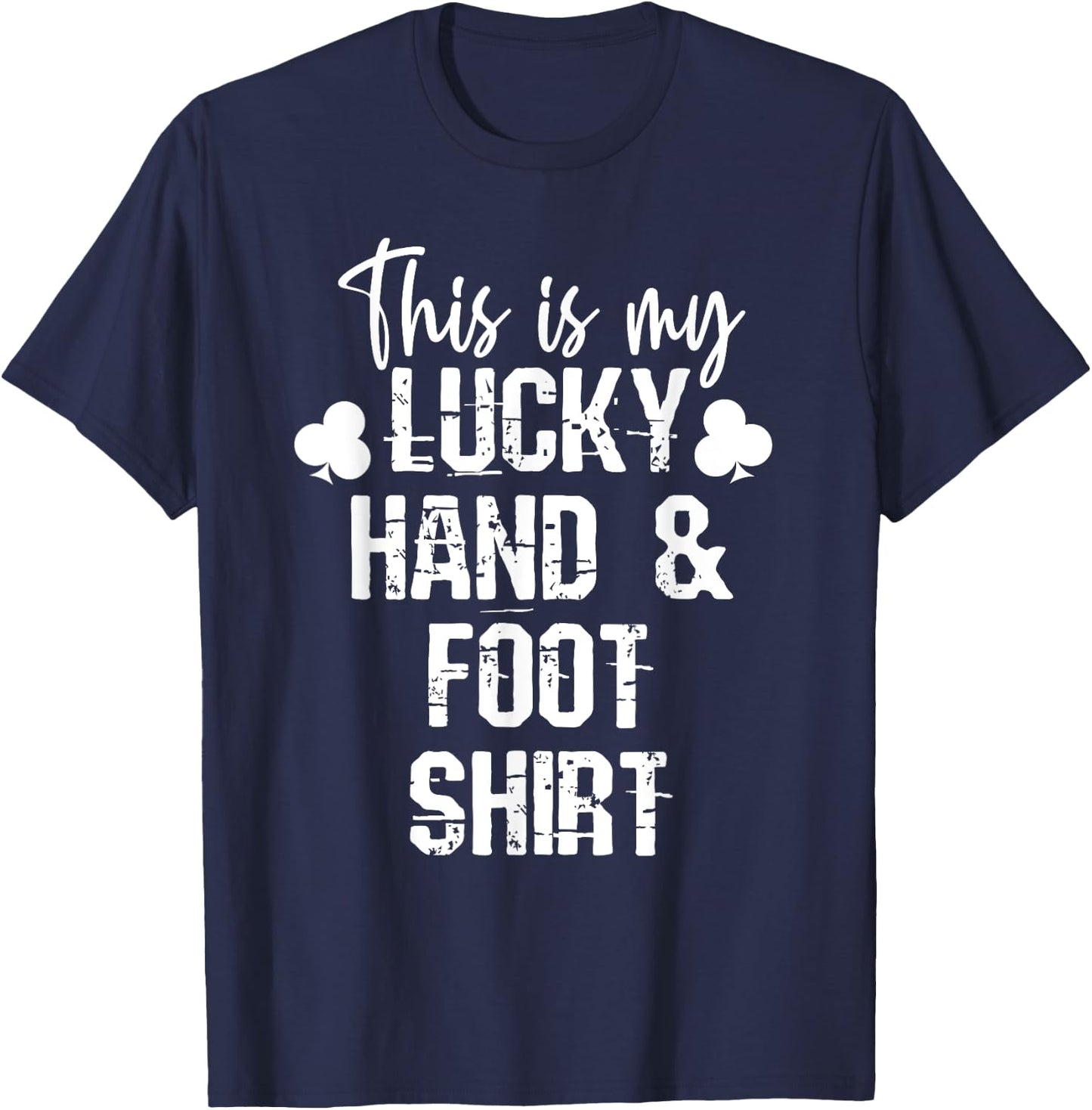 Hand and Foot Card Game Player Gift Funny Sharks Cards T-Shirt - T-Shirt | Navy