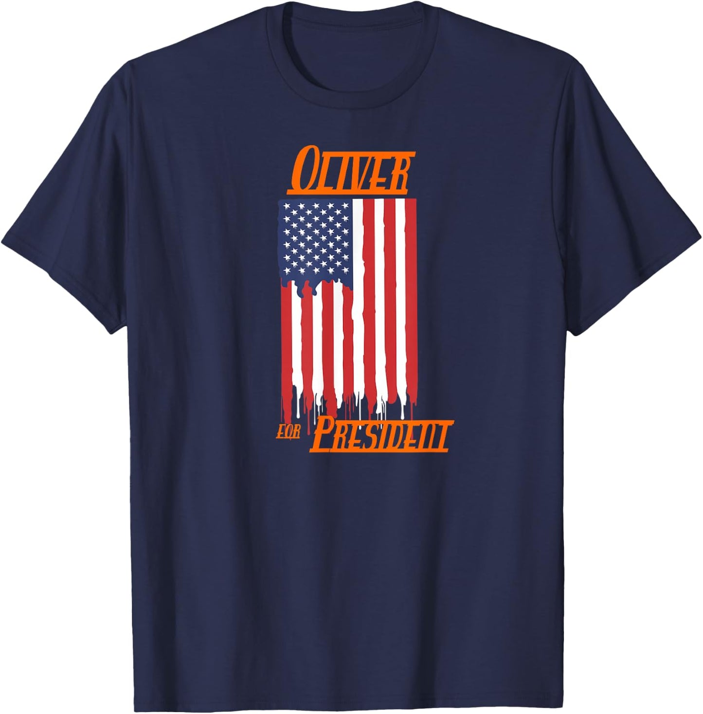 Oliver For President T-Shirt - T-Shirt | Navy