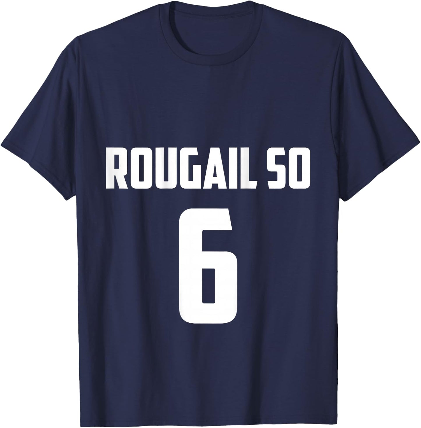 Rougail Sausage Football Humour Meeting DOS Creole Gift , Black, S T-Shirt - T-Shirt | Navy