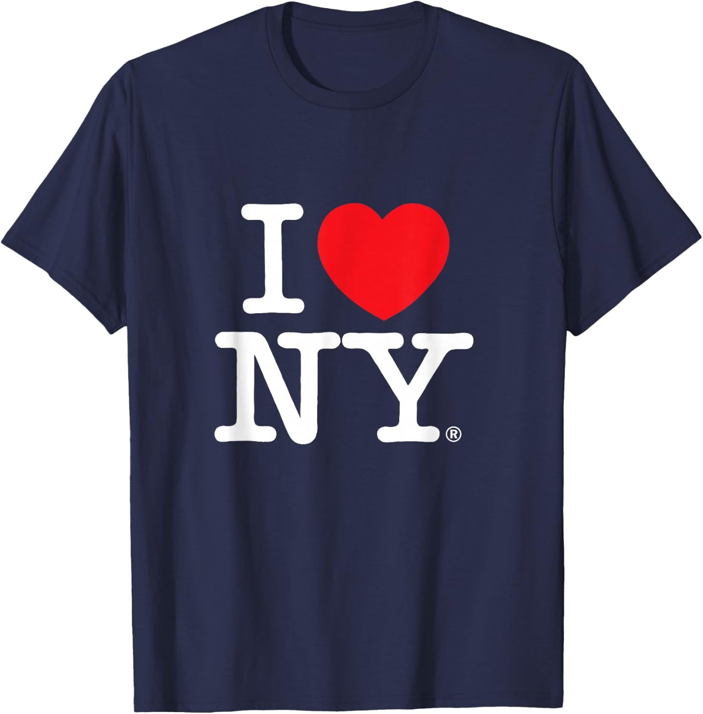 with German Text "Ich Liebe Mein KLASSISCHES Logo T-Shirt - T-Shirt | Navy