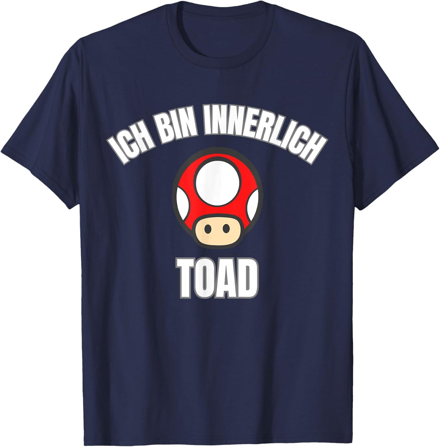 I Am Inside Toad Funny , black T-Shirt - T-Shirt | Navy