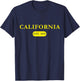 California Established in 1850 Gold Text T-Shirt - T-Shirt | Navy