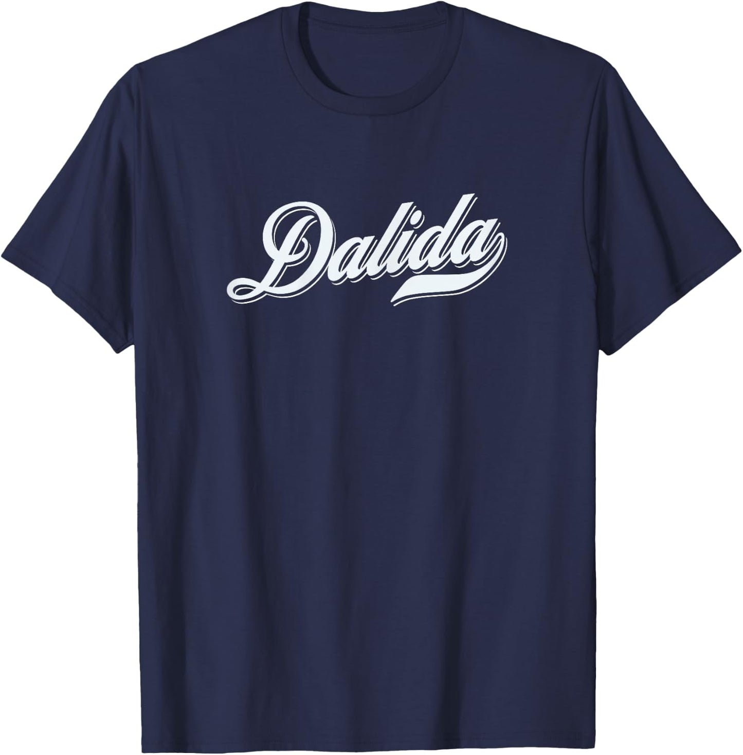 Ladies Girls Funny Funny Gift First Name For Dalida , Black, Female X-Small T-Shirt - T-Shirt | Navy