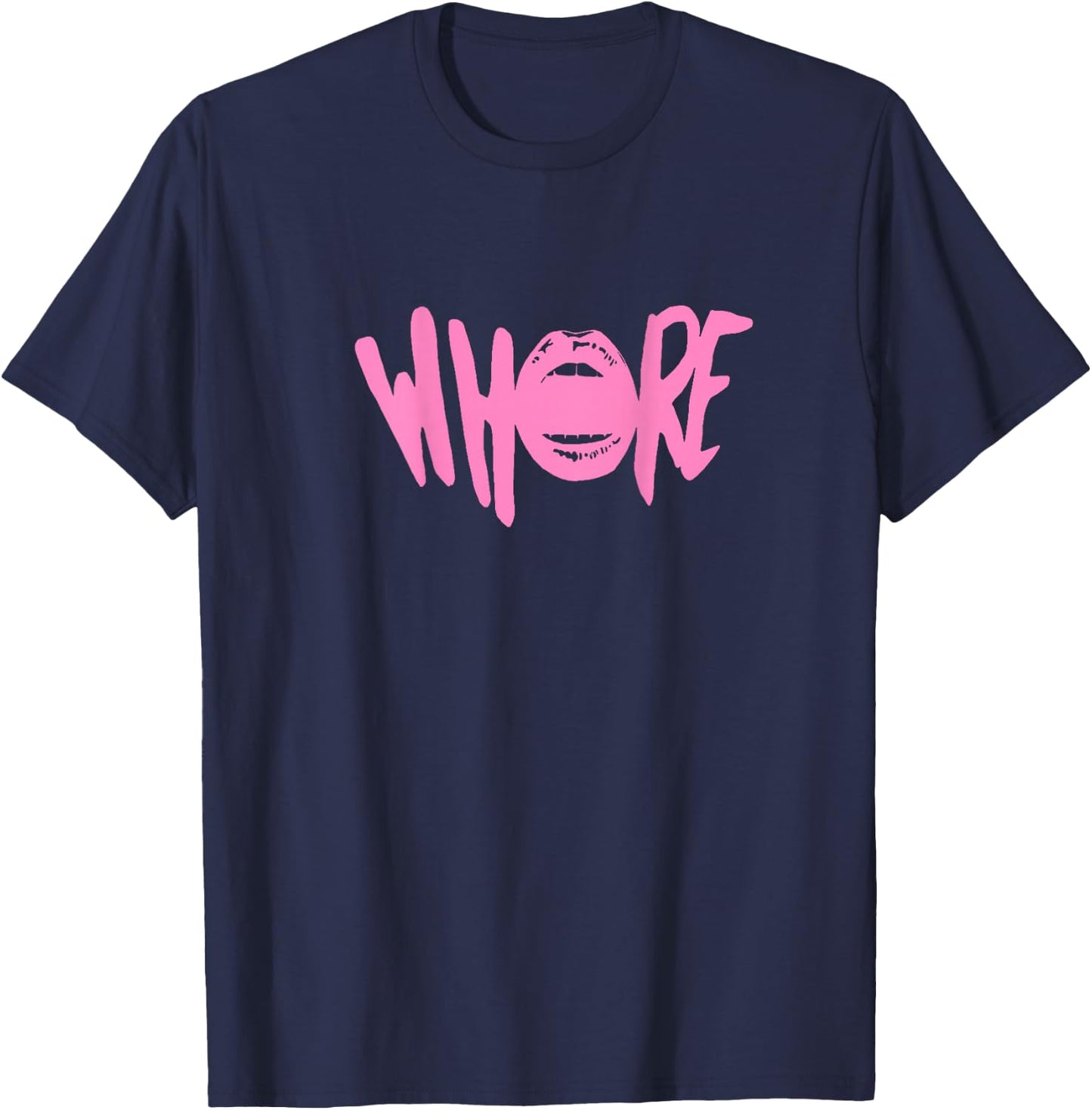 Vintage Women Sexy Adult Funny Funny T-Shirt - T-Shirt | Navy