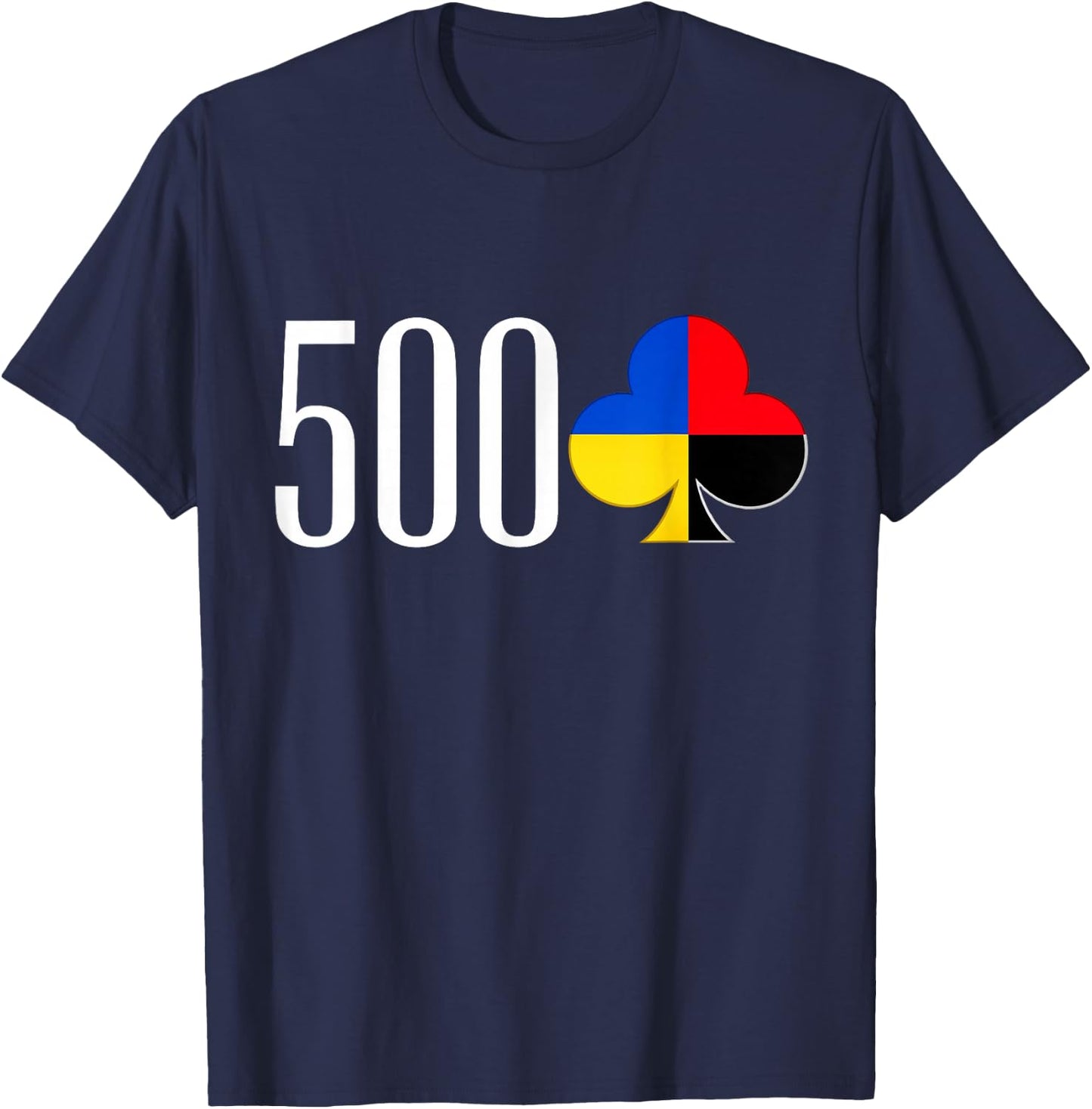 500 Club Design T-Shirt - T-Shirt | Navy