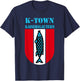 K-Town Kaiserslautern Deutschland Fisch Emblem Vintage T-Shirt - T-Shirt | Navy