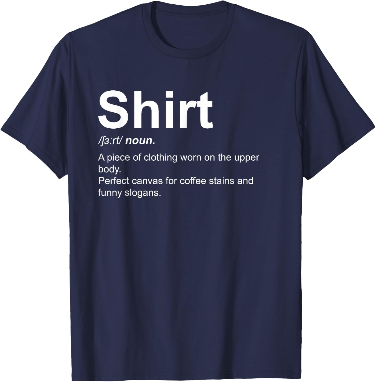 Lustiges Shirt Definition schrulliges Definition-Design T-Shirt - T-Shirt | Navy