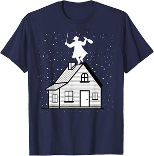 Fiddler On Roof Retro Musical Theater Broadway Theatre T-Shirt - T-Shirt | Navy