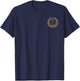 Adventure Waits You: Classic Travel Nature Design v2 T-Shirt - T-Shirt | Navy