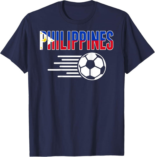 Philippines Fußball-Liebhaber-Trikot – Philippinische Fußball-Fans T-Shirt - T-Shirt | Navy