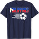 Philippines Fußball-Liebhaber-Trikot – Philippinische Fußball-Fans T-Shirt - T-Shirt | Navy