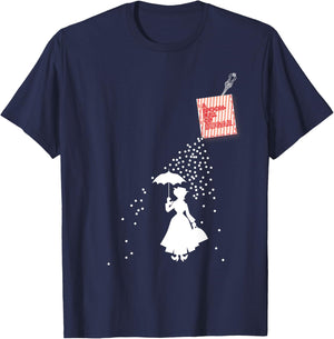Mary Poppins Spoonfull Pocket T-Shirt - T-Shirt | Navy