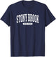 College Style Stony Brook New York Souvenir Gift T-Shirt - T-Shirt | Navy