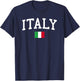 Drapeau Italien pour Homme, Femme, Enfant T-Shirt - T-Shirt | Navy