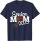 senior basketball mom Class of 2025 Player Graduation Grad T-Shirt - T-Shirt | Navy