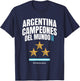 Argentina World Champion 2022 - Soccer fans-related products T-Shirt - T-Shirt | Navy