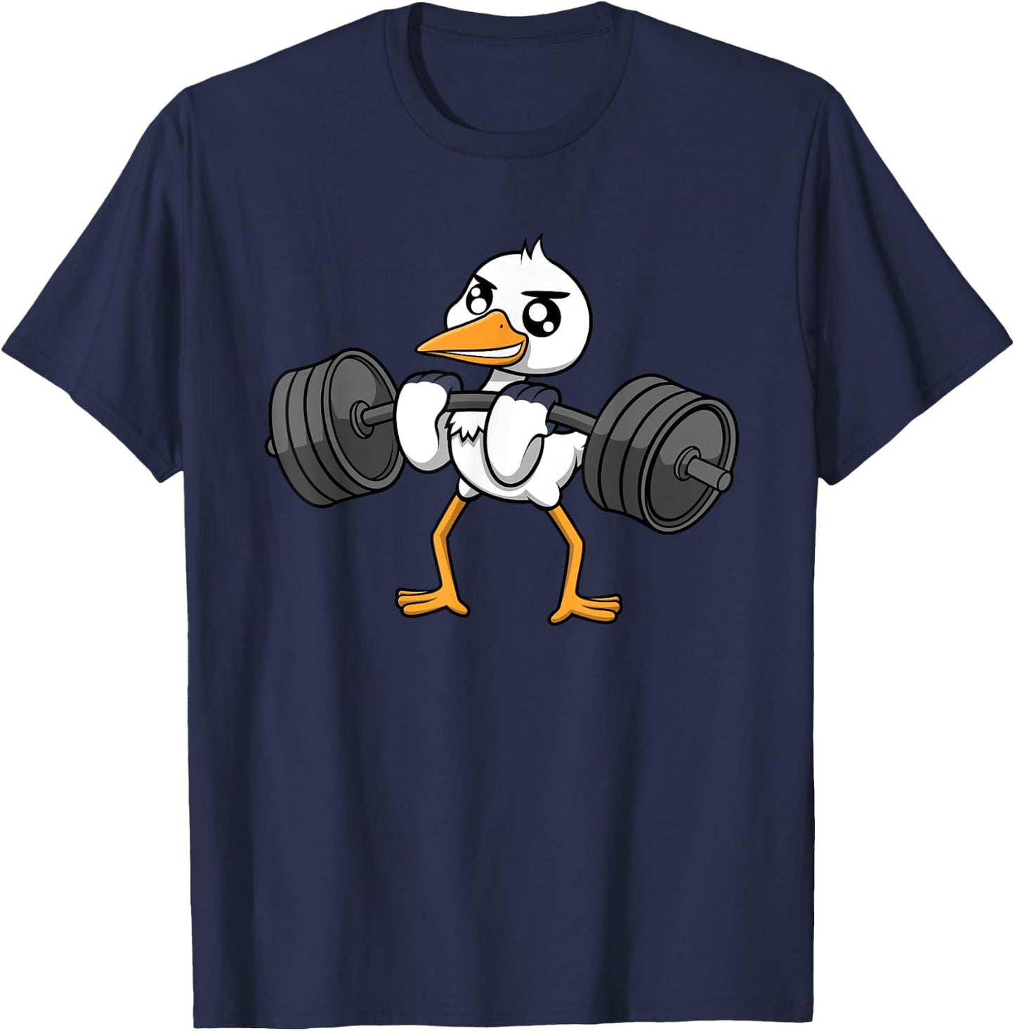 Haltérophilie Cigogne Bodybuilder Gymnastique Entraînement T-Shirt - T-Shirt | Navy