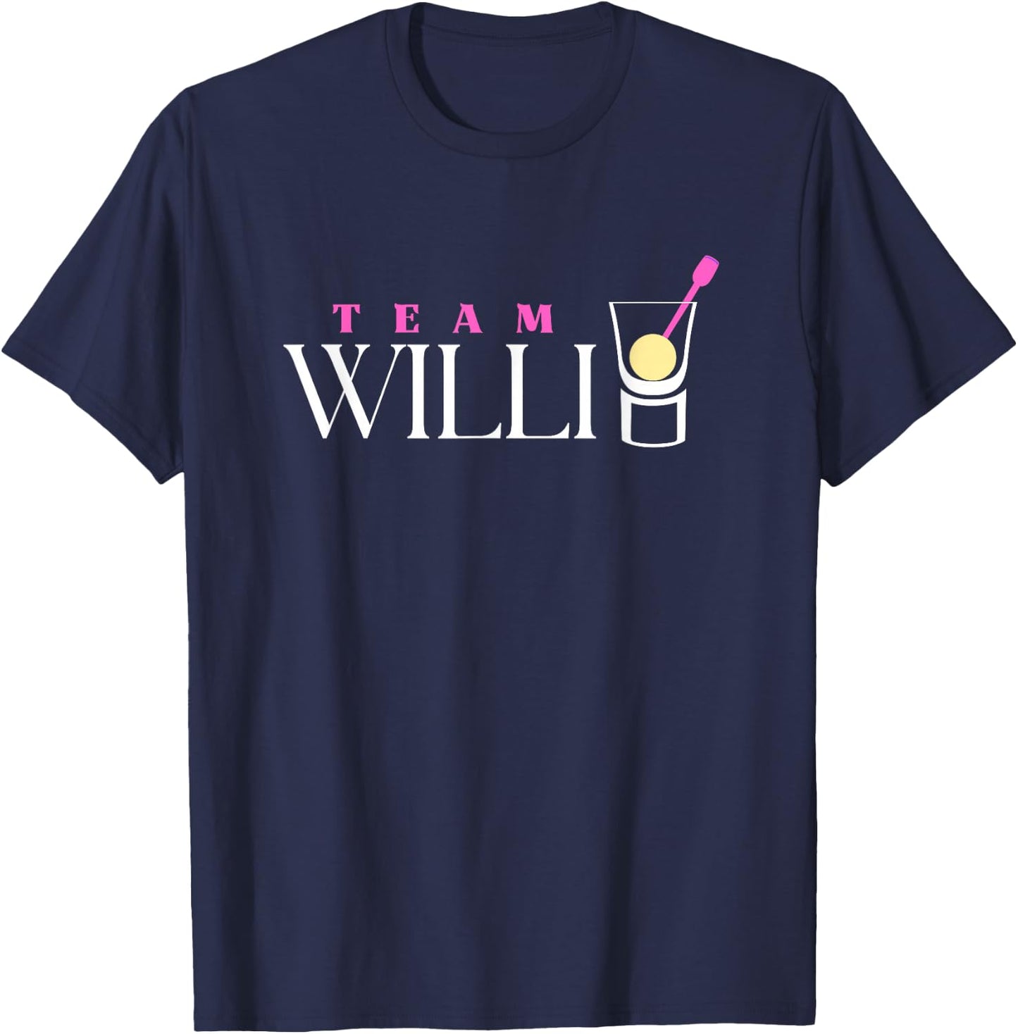 Team Willi | Williams Christ Pear Schnapps Shot Apres Ski , black T-Shirt - T-Shirt | Navy