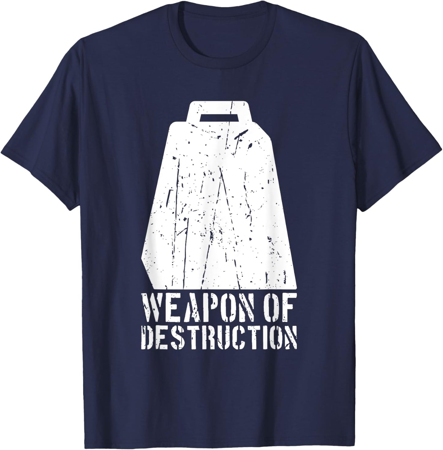 Cow Bell More Cowbell Vintage Funny Drummer Cowbell Funny T-Shirt - T-Shirt | Navy