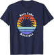 Bass Lake Michigan MI Sunset Summer Vacation Women Kids T-Shirt - T-Shirt | Navy