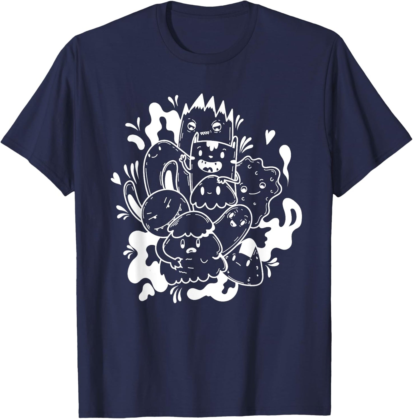 Graffiti Street Art Style T-Shirt - T-Shirt | Navy