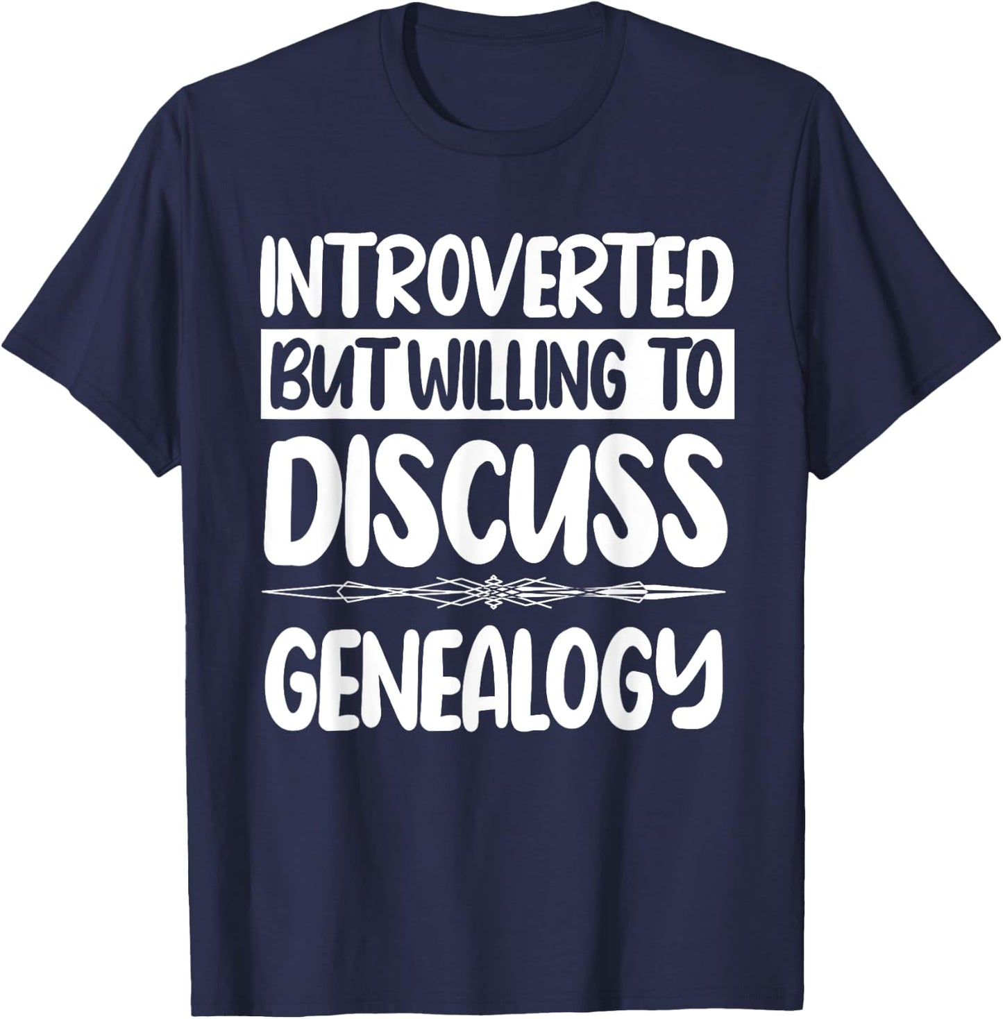 Genealogist Family Research Historian Lineage Genealogy Tree T-Shirt - T-Shirt | Navy