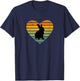Ich Liebe Hasen Häschen Hasenfan Kaninchen Ostern Osterhase T-Shirt - T-Shirt | Navy