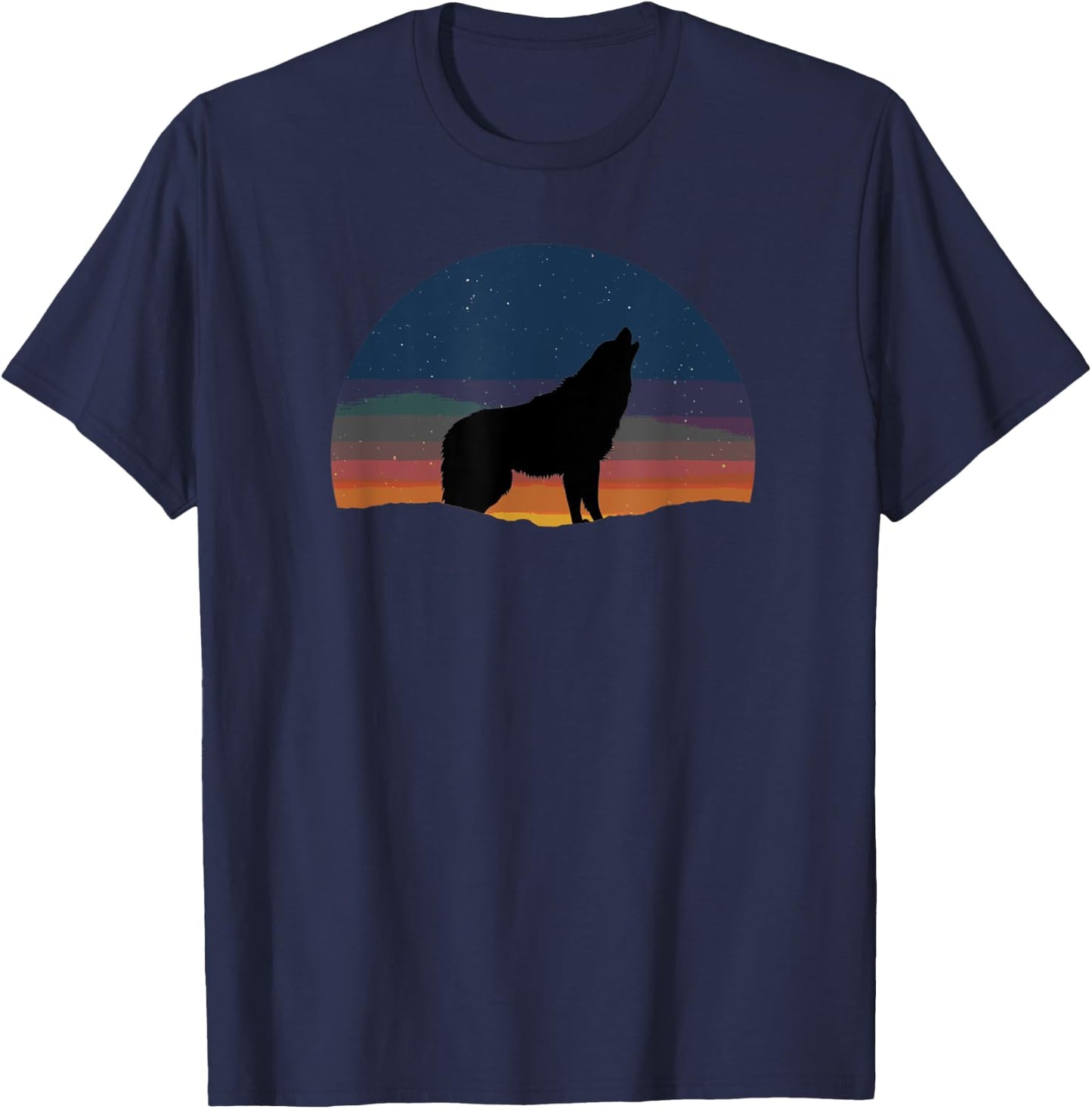 Wolf Spirit Animal Sacred Shaman Native American Clan Gift 2 T-Shirt - T-Shirt | Navy