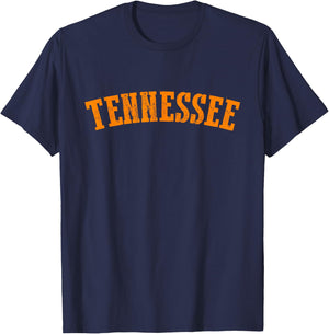 Vintage Tennessee Throwback Classic T-Shirt - T-Shirt | Navy