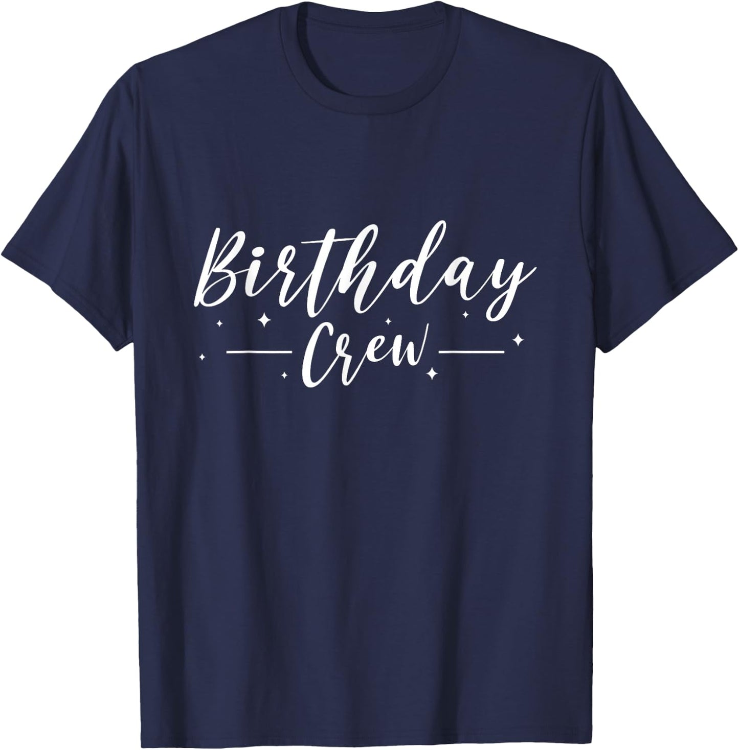 Birthday party with crew motif , black T-Shirt - T-Shirt | Navy