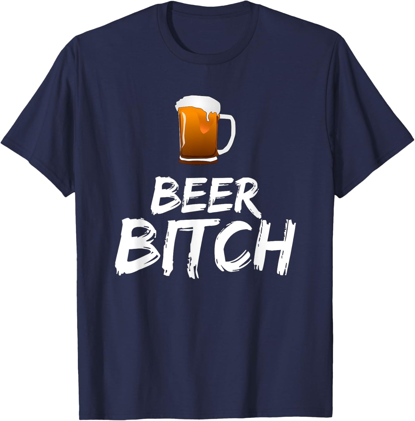 Beer Bitch Fantasy Football Loser Funny Shirt T-Shirt - T-Shirt | Navy