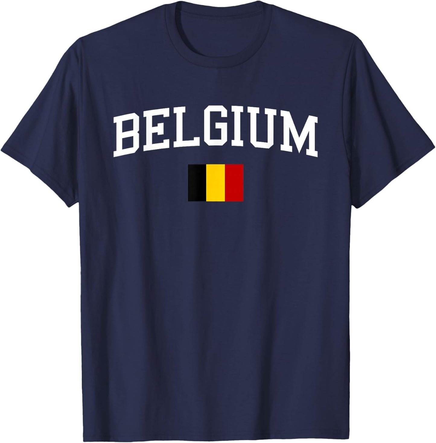 Drapeau Belge Hommes Femmes Enfants Belgique T-Shirt - T-Shirt | Navy