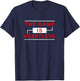 Red Color The Game is Heartless Red Graphic T-Shirt - T-Shirt | Navy