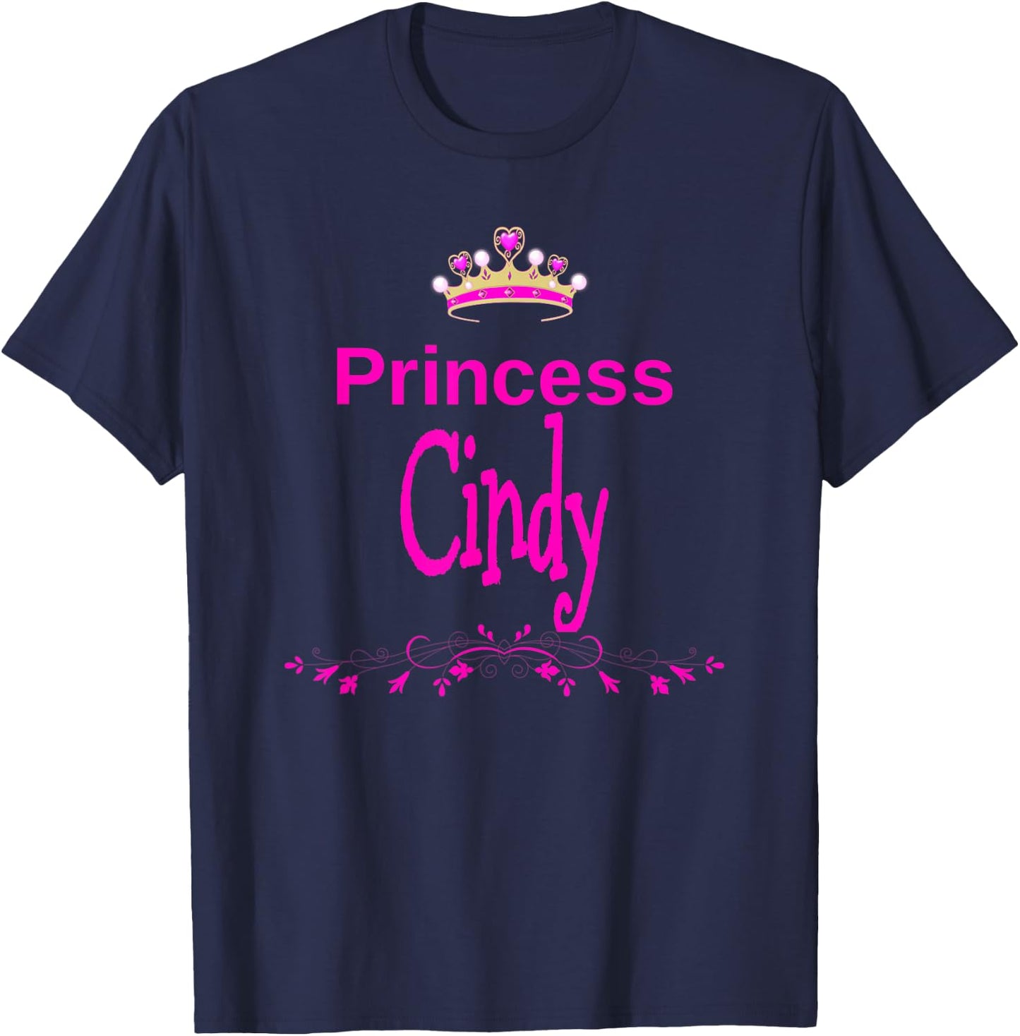Princess Cindy , black T-Shirt - T-Shirt | Navy