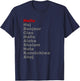 Hello in Different Languages Travel Backpacking T-Shirt - T-Shirt | Navy