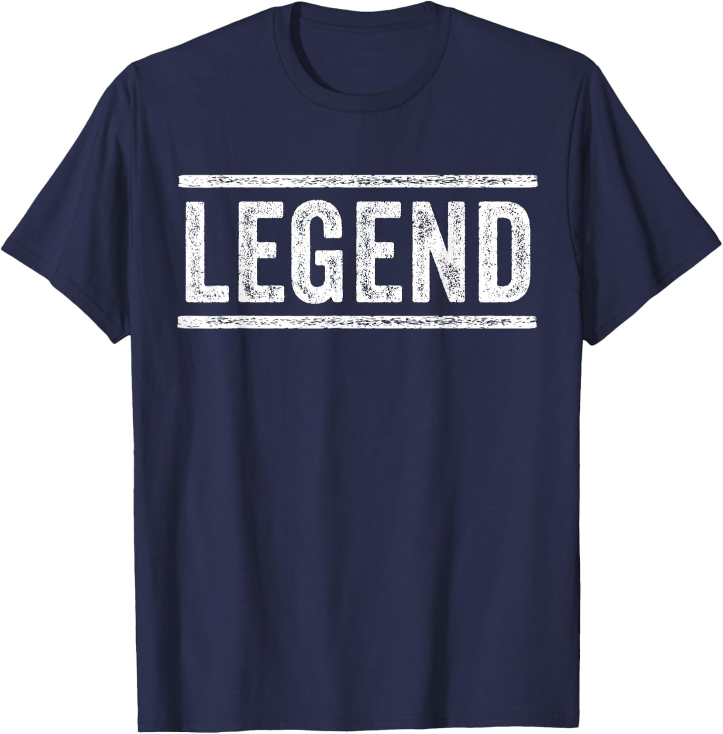 Legacy Legend Matching Father Son Funny Saying Vintage T-Shirt - T-Shirt | Navy