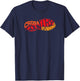 Cross Country Running Shoe Graphic Training Gear XC Runner T-Shirt - T-Shirt | Navy