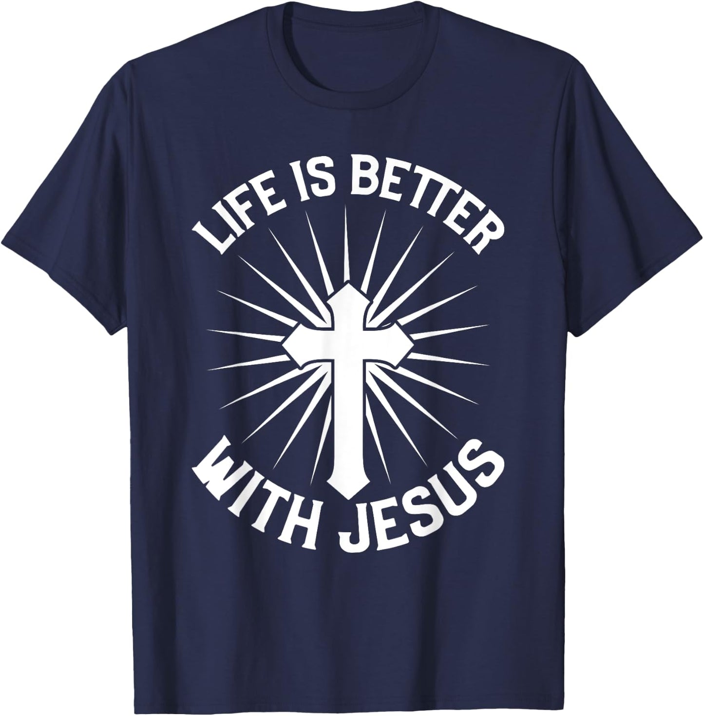 Jesus saved my Life T-Shirt - T-Shirt | Navy