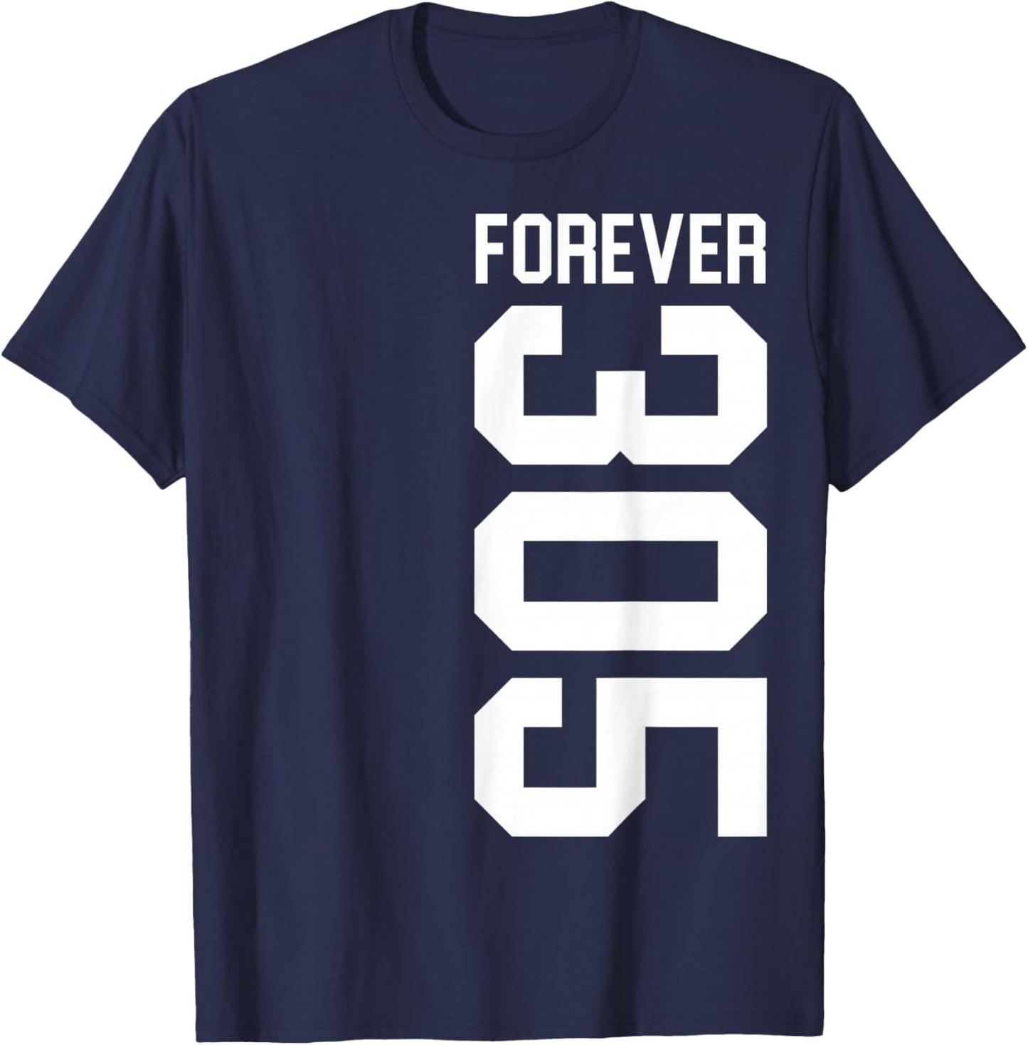 Forever 305 Shirt The South Florida Shirt Miami Shirt T-Shirt - T-Shirt | Navy
