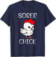 Sober Chick Funny Recovery Sobriety Mental Health T-Shirt - T-Shirt | Navy