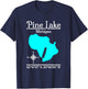 Pine Lake - Michigan T-Shirt - T-Shirt | Navy